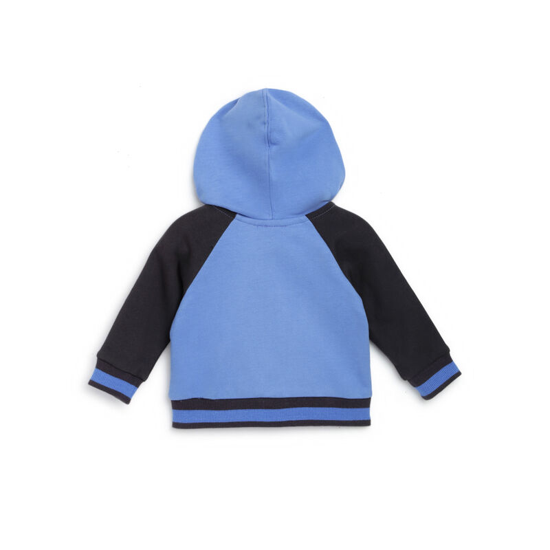Boys Medium Light Blue Printed Cardigan image number 1